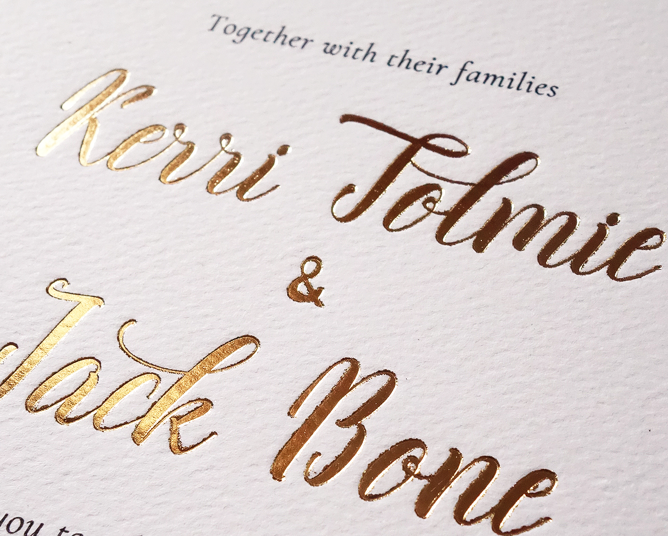 special finishing digital papermint custom wedding invitation and stationery design